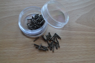 Escutcheon Pins -10mm x 1mm - approx 100/pot